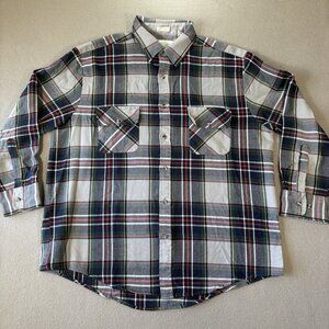 VTG Northwest Territory Flannel Shirt Men 2XL Plaid Outdoor Cabincore Grunge 90s